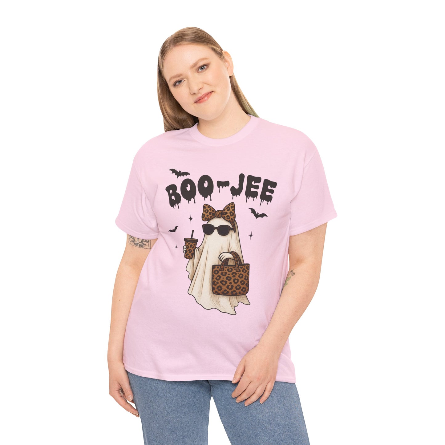 Boo-Jee Bougie Ghost Tee for Halloween