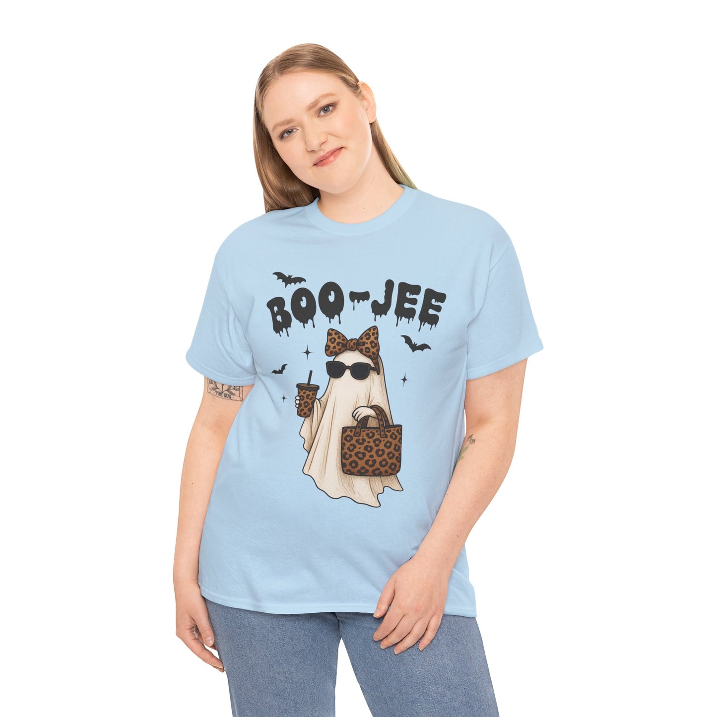 Boo-Jee Bougie Ghost Tee for Halloween