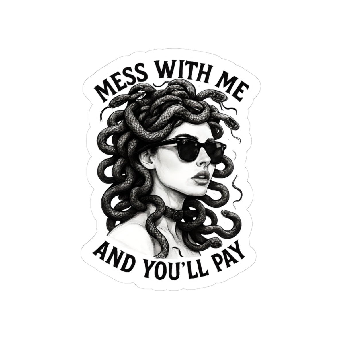 Medusa Feminist Sticker