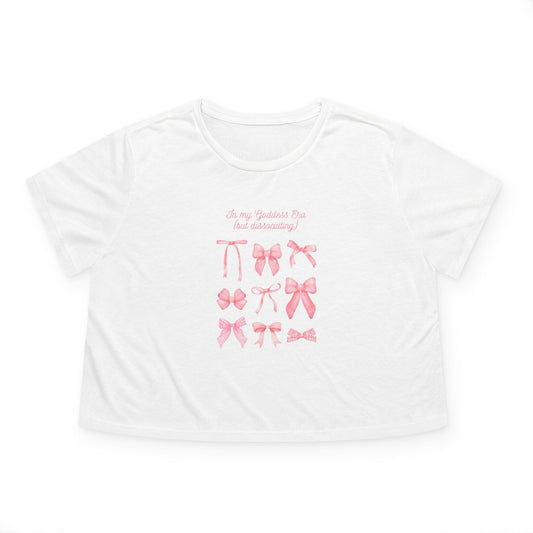 "In my Goddess Era, but Dissociating" Crop Top