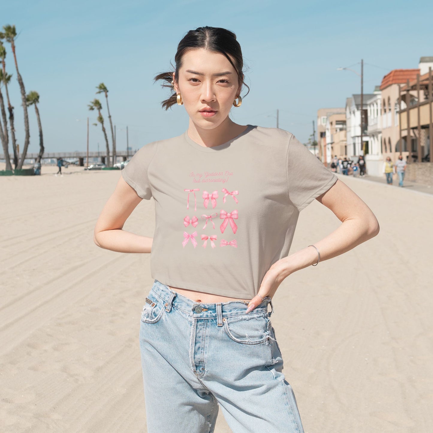 "In my Goddess Era, but Dissociating" Crop Top