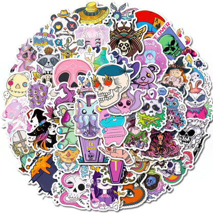 50 PCS Goth Stickers