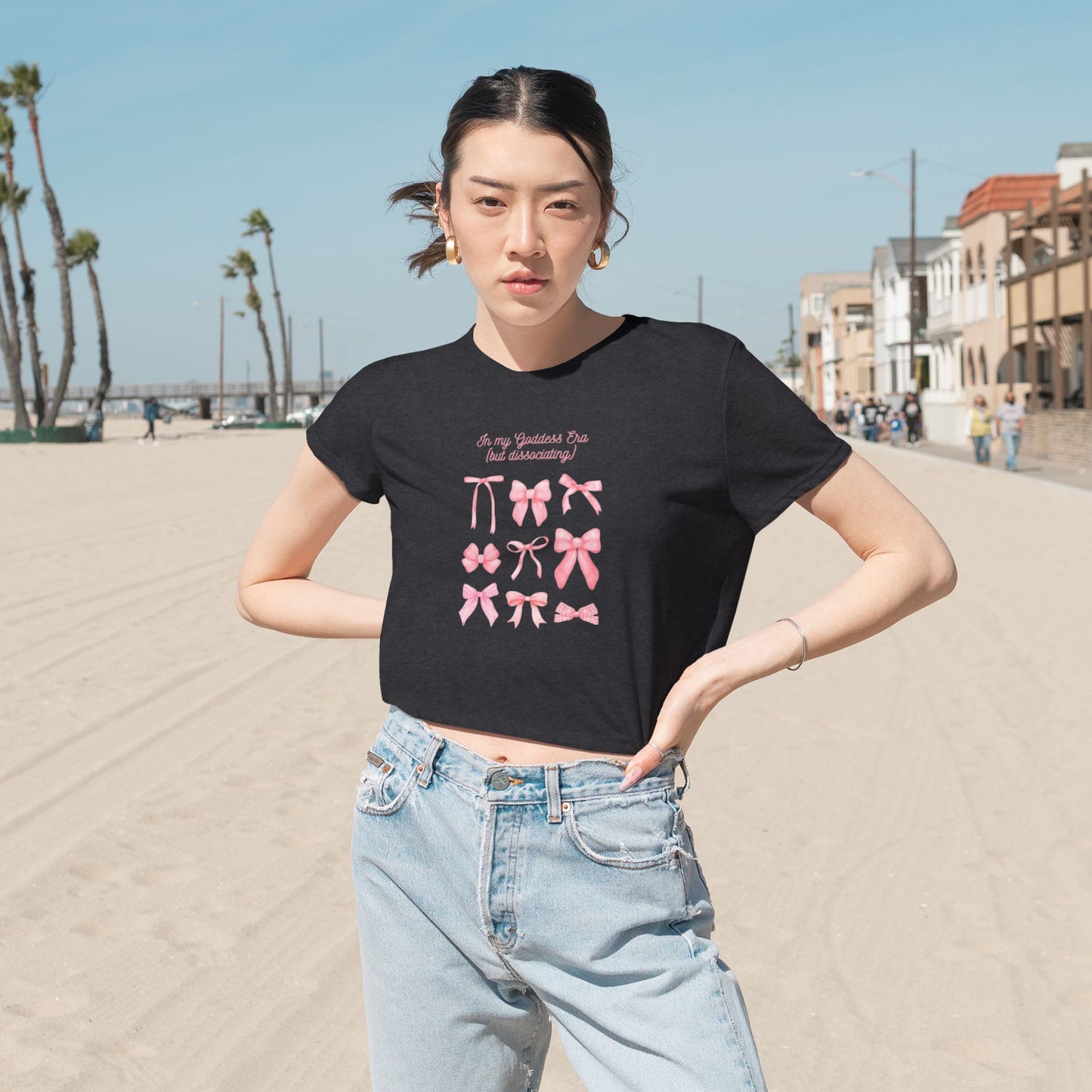 "In my Goddess Era, but Dissociating" Crop Top