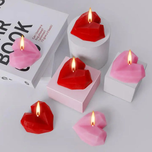 6 Pcs Valentines Day Candles