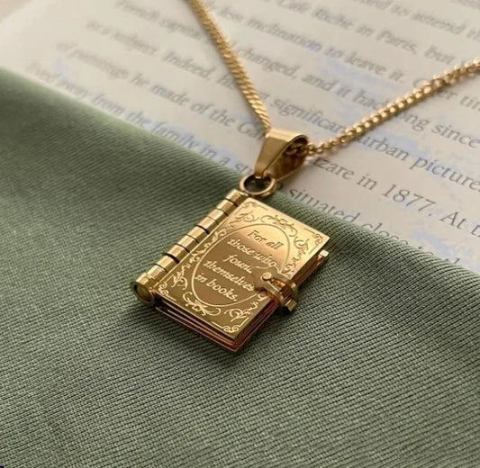 Book Lover Necklace